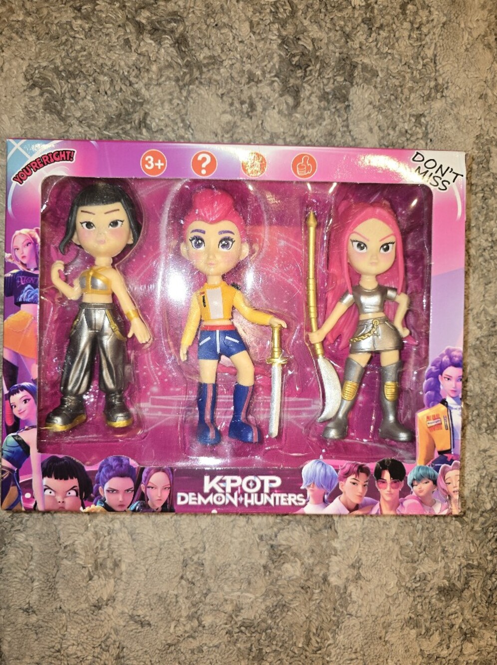 KPOP Demon Hunters Girls Doll Set
